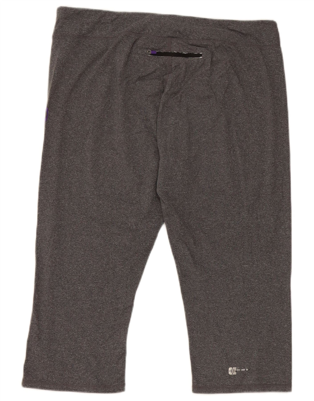 Leggings Capri Femininas SUPERDRY UK 14 Grande Poliéster Cinza