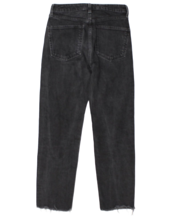 Calça jeans reta feminina Zara EU 36 XS W26 L26 cinza
