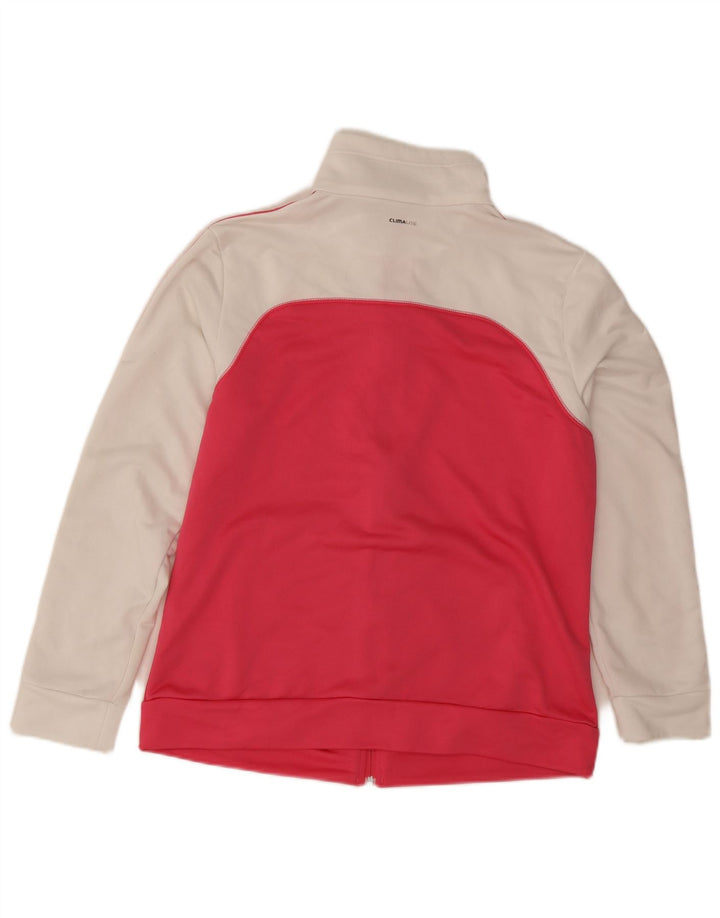 Adidas Womens Tracksuit Top Jacket UK 16/18 Grande Rosa Colorblock