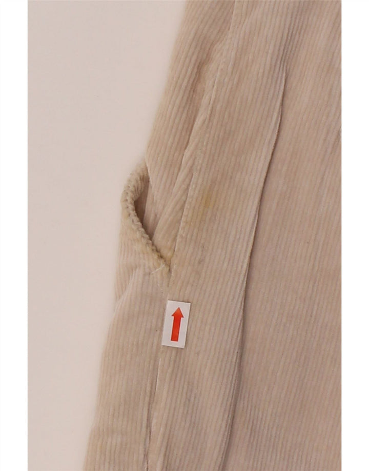 SERGIO TACCHINI Mens Straight Corduroy Trousers W40 L35 Beige Cotton Vintage Sergio Tacchini and Second-Hand Sergio Tacchini from Messina Hembry 