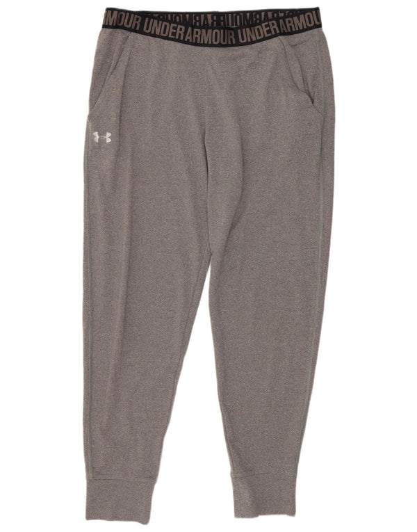 Calça de treino masculina Under Armour Heat Gear joggers cinza pequeno
