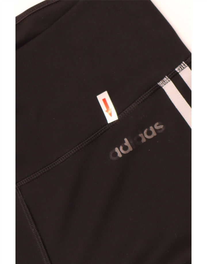 Adidas Womens Climalite Leggings UK 8/10 Pequeno Poliéster Preto