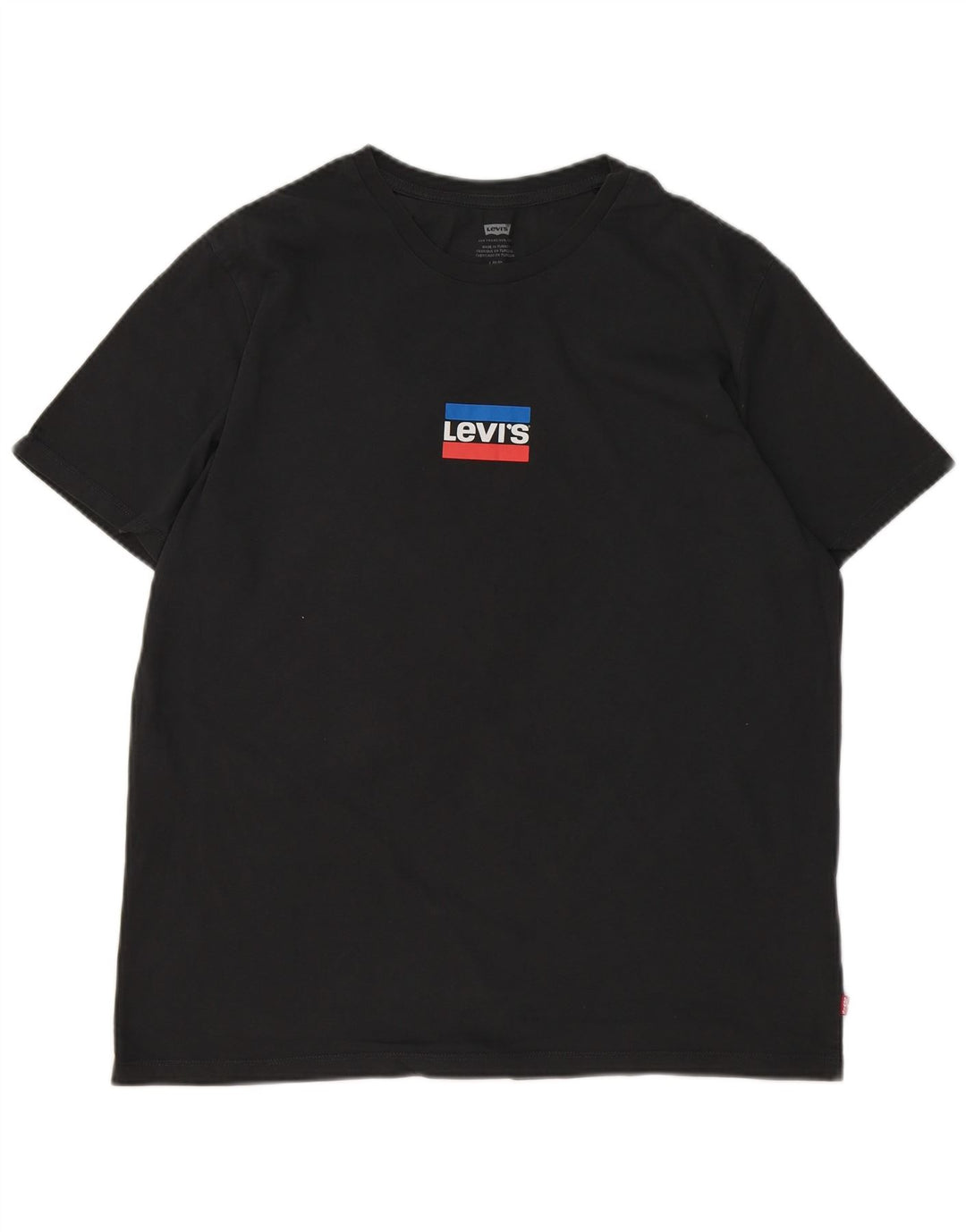 Camiseta gráfica masculina LEVI'S grande algodão cinza