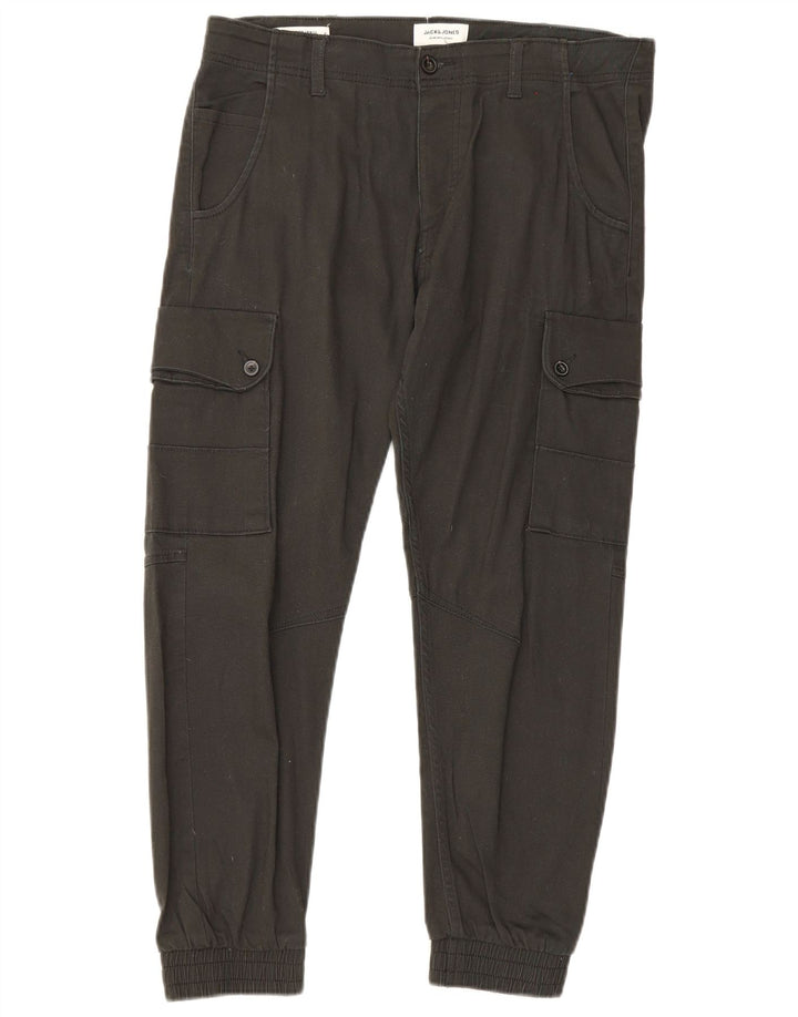 Calça cargo masculina Jack & Jones Joggers W34 L30 preta