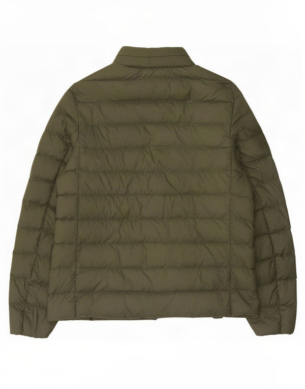 Jaqueta acolchoada feminina Marks & Spencer UK 12 poliamida verde médio
