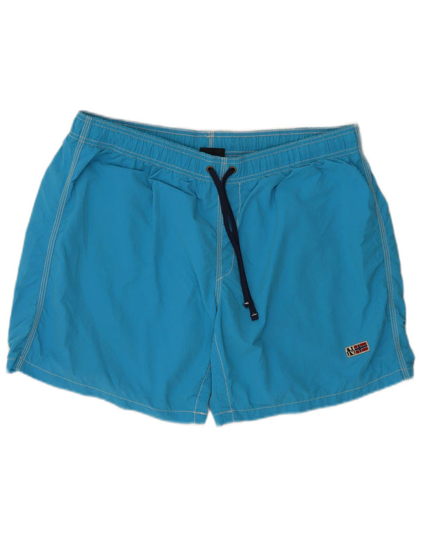 Shorts de natação masculino Napapijri 3XL azul poliamida