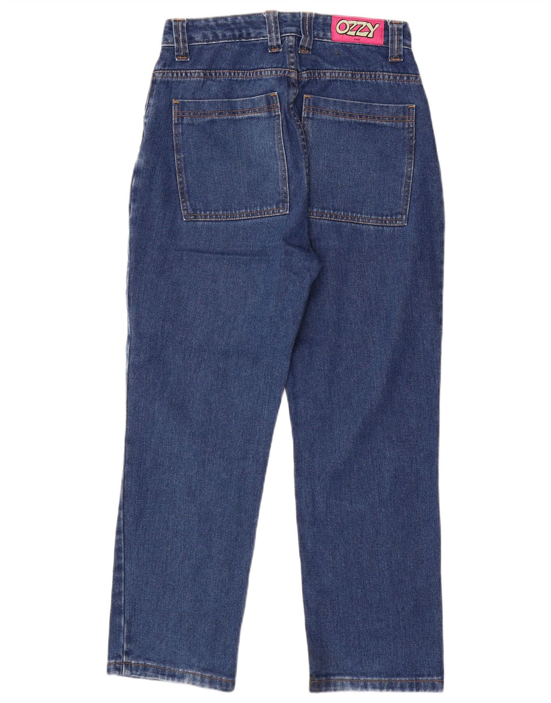 Jeans retos femininos VINTAGE W28 L27 azul