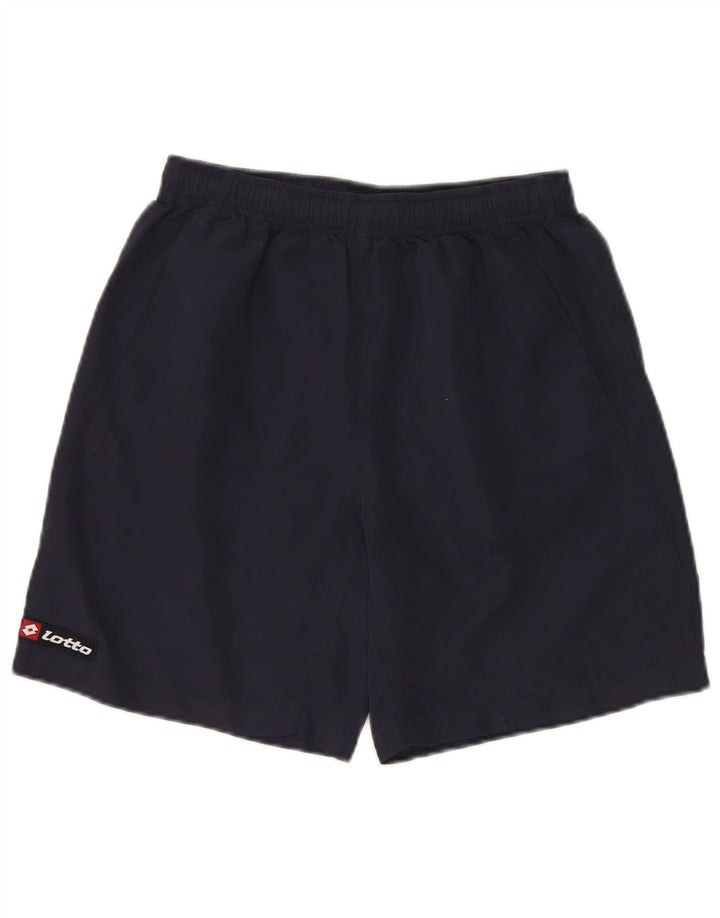 Lotto Mens Sport Shorts Médio Azul Marinho Poliéster