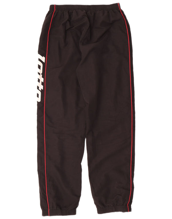 Calça esportiva feminina LOTTO com estampa gráfica e joggers UK 12 médio preto
