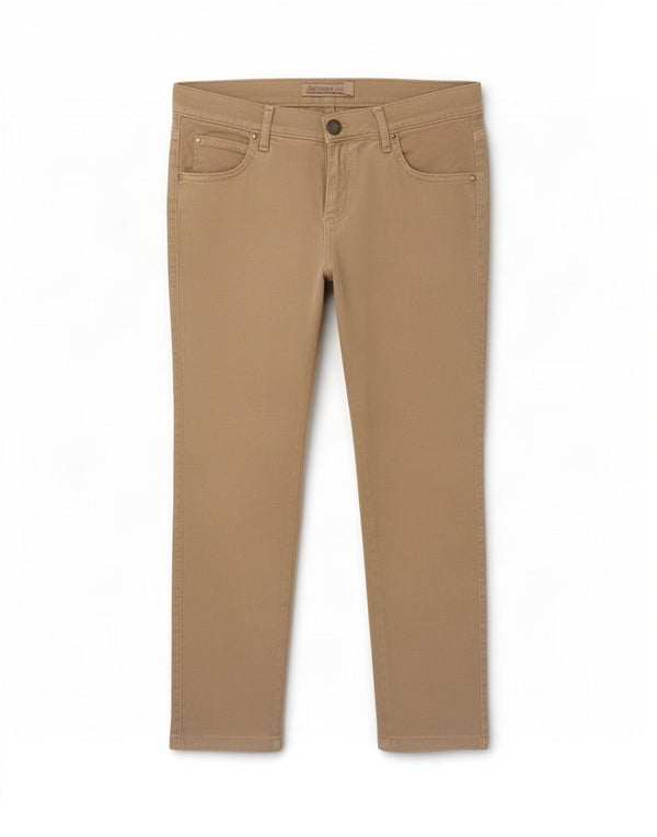 Roy Rogers Meninos Calças Retas Casuais 15-16 Anos W30 L27 Algodão Bege
