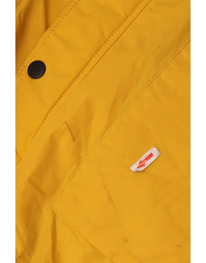 Jaqueta parka masculina com capuz Jack & Jones Reino Unido 46 3XL poliéster amarelo