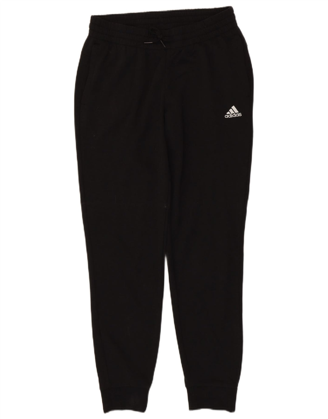 ADIDAS Womens Graphic Tracksuit Calças Joggers UK 12/14 Médio Preto