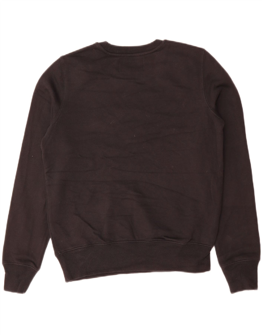 CALVIN KLEIN JEANS Suéter feminino oversized com capuz UK 10 pequeno preto