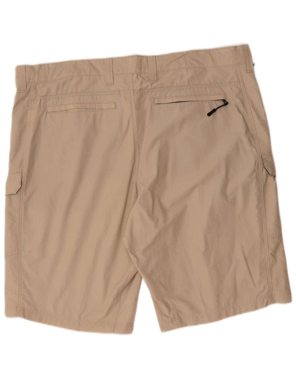 Shorts cargo masculino Marks & Spencer W44 2XL algodão bege