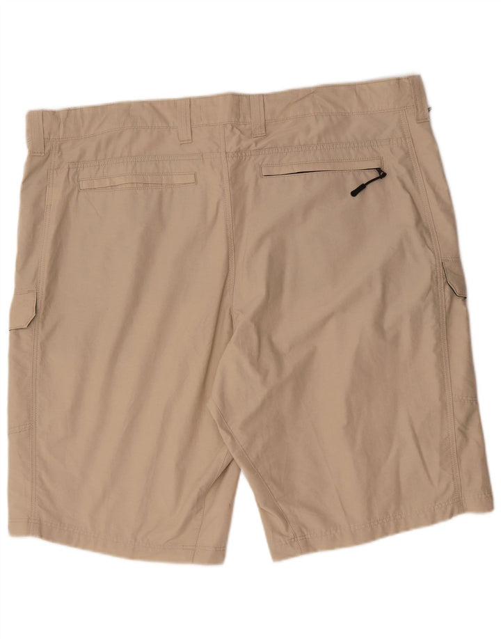 Shorts cargo masculino Marks & Spencer W44 2XL algodão bege