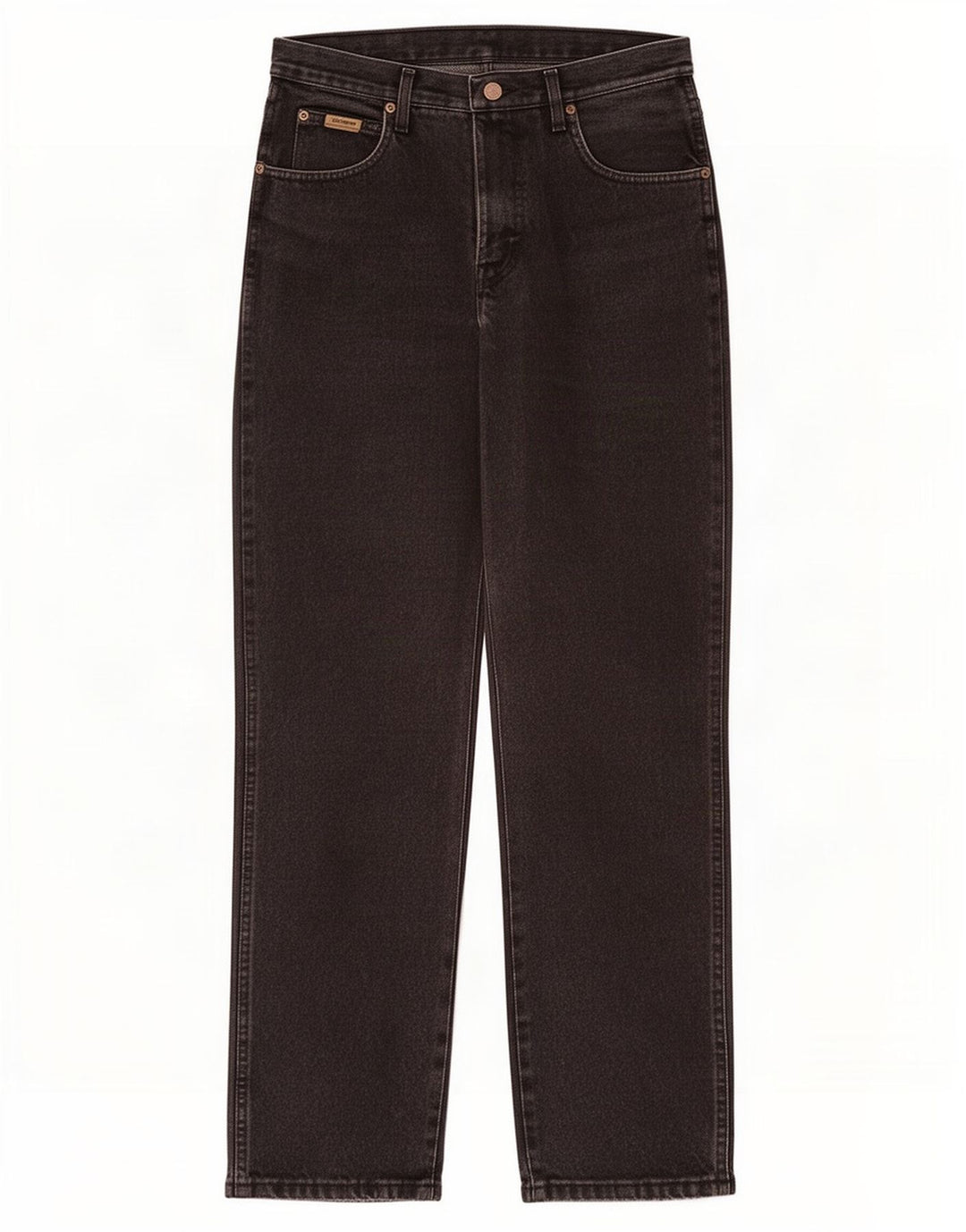 Wrangler Calça jeans reta masculina W32 L32 preta