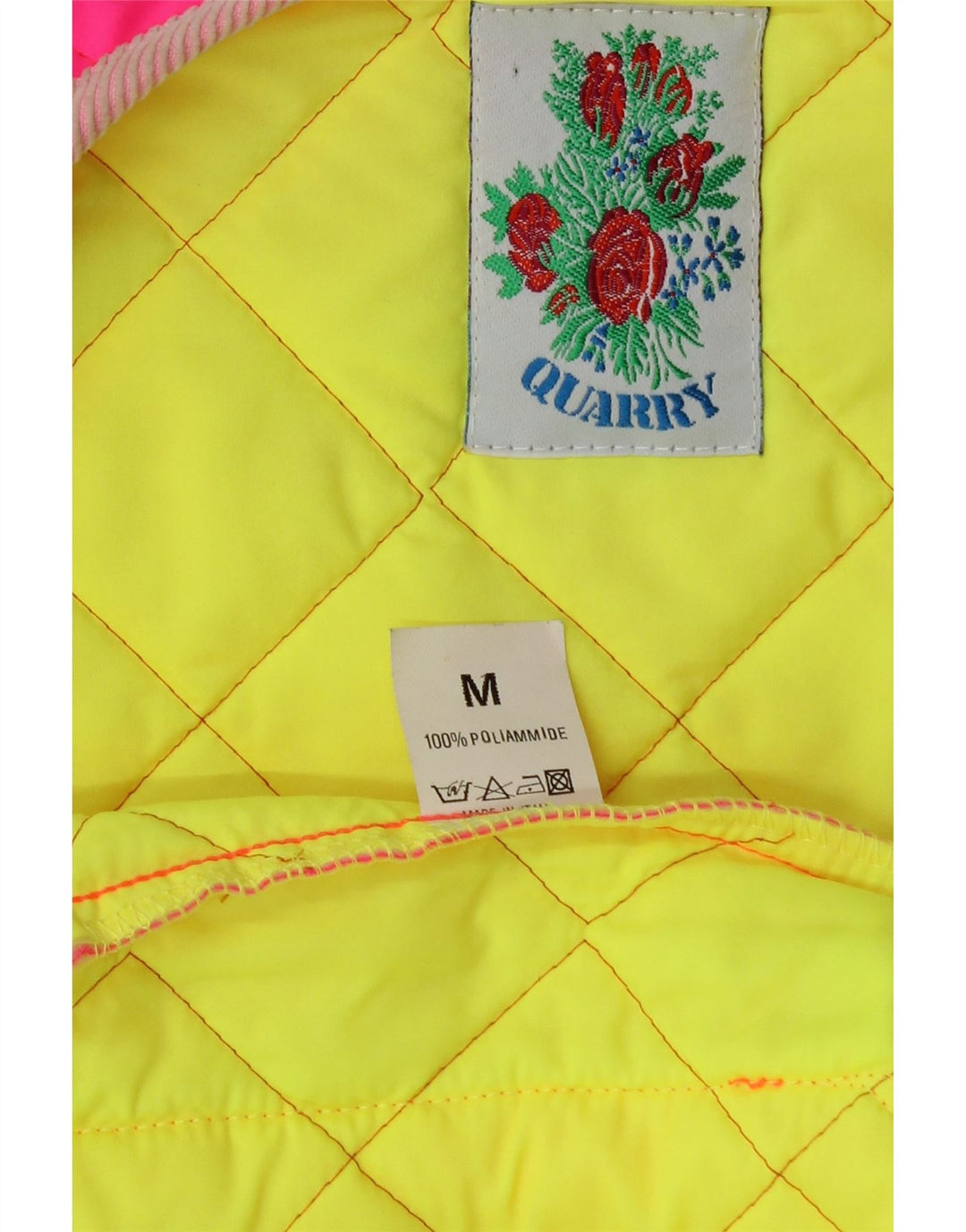 Colete feminino acolchoado QUARRY UK 14 poliamida rosa médio