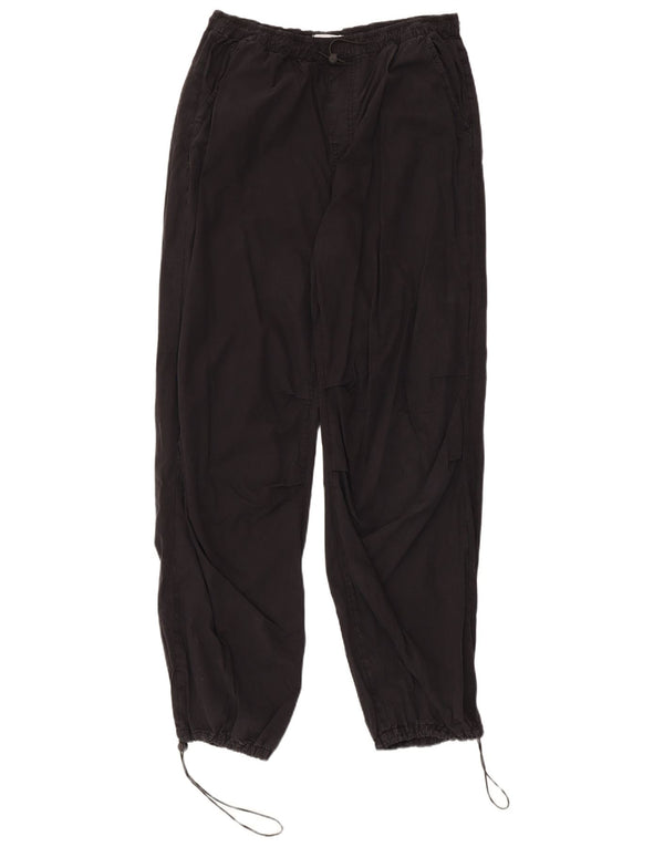 Calça jogger feminina Zara casual médio W28 L30 algodão preto
