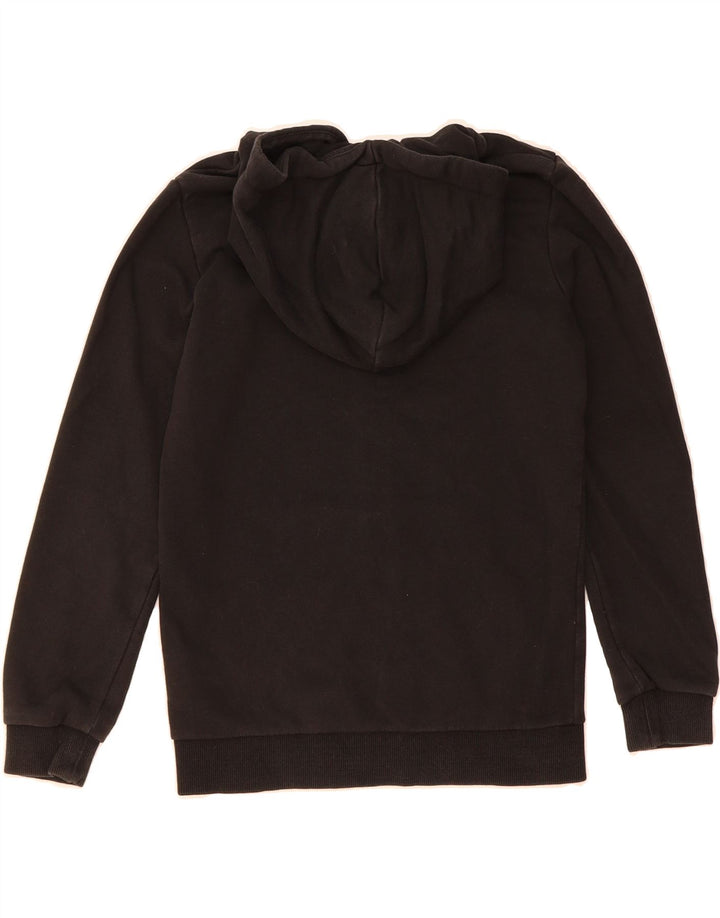 PUMA Boys Zip Hoodie Sweater 11-12 Years Black Cotton Vintage Puma and Second-Hand Puma from Messina Hembry 