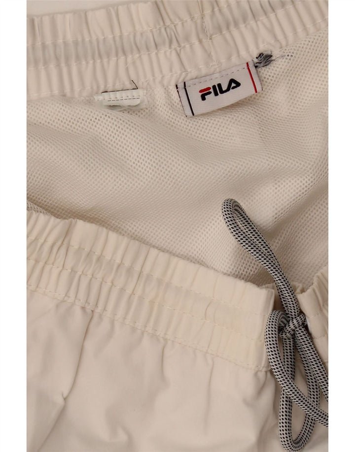 Shorts esportivos feminino FILA UK 20 2XL branco