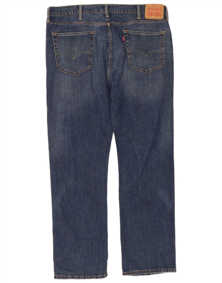 Levi's Masculino 514 Straight Jeans W38 L32 Azul Algodão