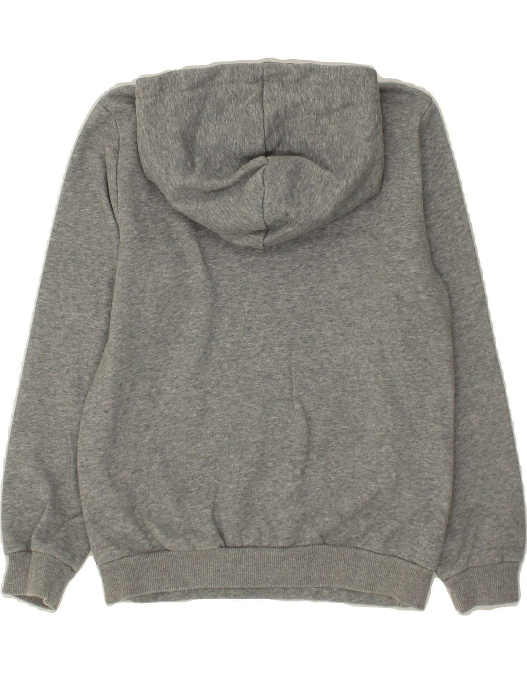 PUMA Boys Graphic Hoodie Jumper 11-12 Years Grey Cotton Vintage Puma and Second-Hand Puma from Messina Hembry 