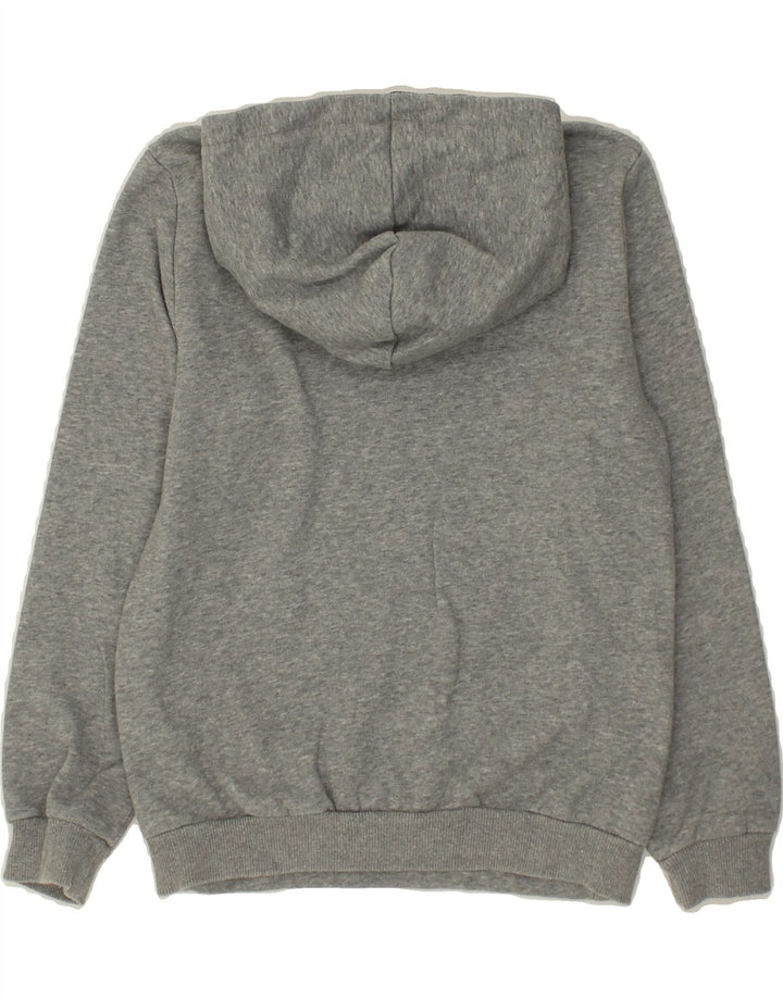 PUMA Boys Graphic Hoodie Jumper 11-12 Years Grey Cotton Vintage Puma and Second-Hand Puma from Messina Hembry 