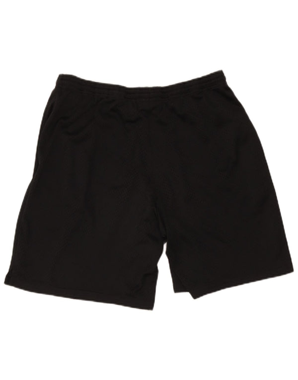 Shorts esportivos femininos Champion UK 14 grandes pretos