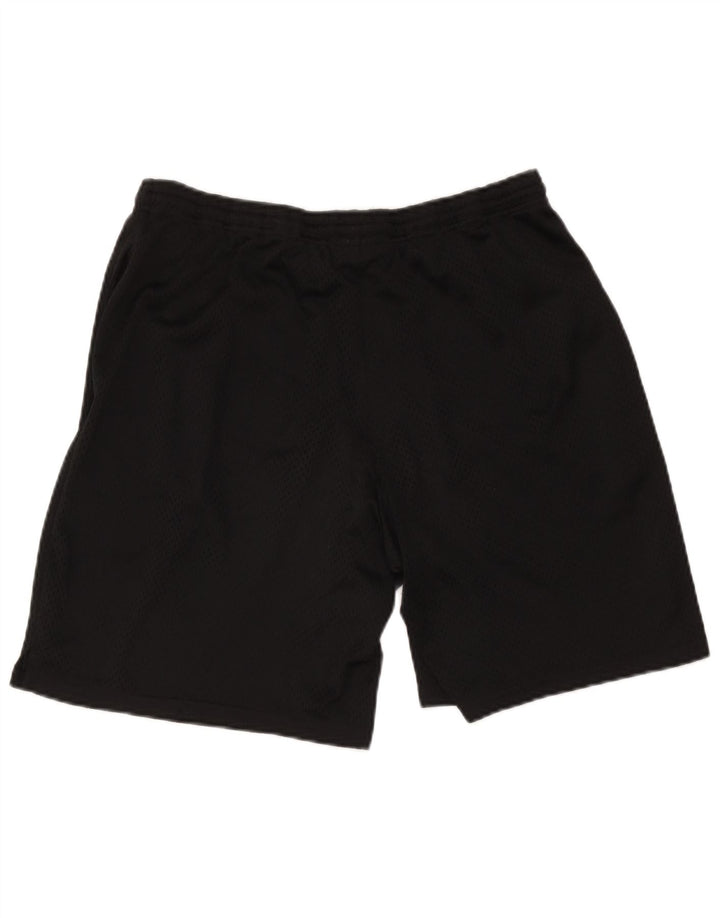 Shorts esportivos femininos Champion UK 14 grandes pretos