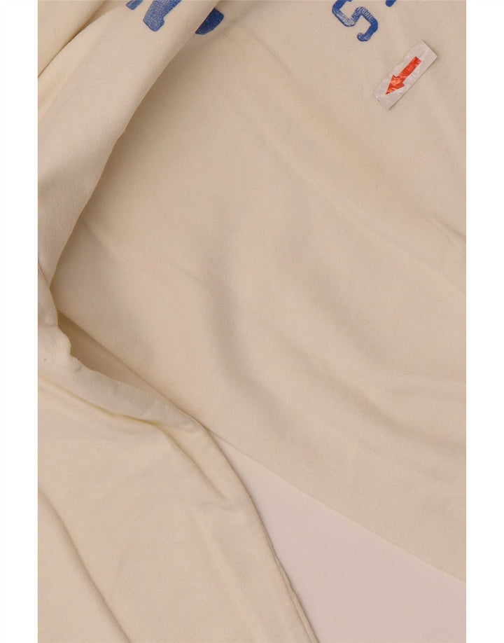 North Sails moletom gráfico masculino jumper médio algodão branco