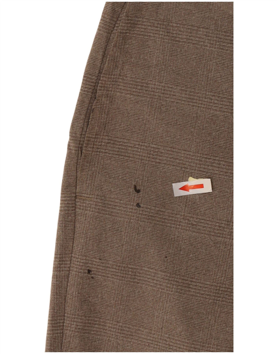 Shorts Chino Masculino Travis Mathew W36 Poliéster Xadrez Grande Bege