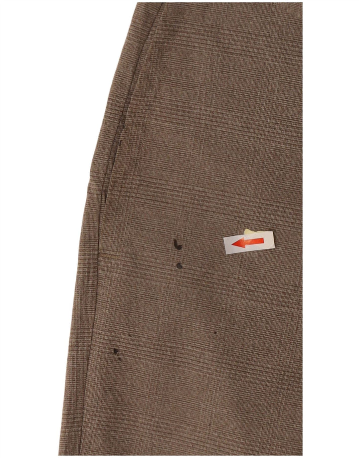 Shorts Chino Masculino Travis Mathew W36 Poliéster Xadrez Grande Bege