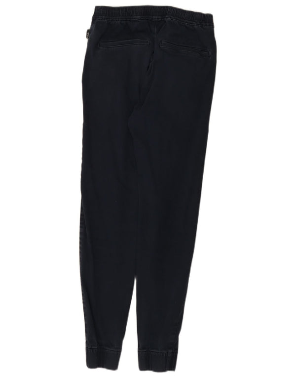 Calça jogger feminina Hollister Chino XS W25 L27 algodão azul marinho