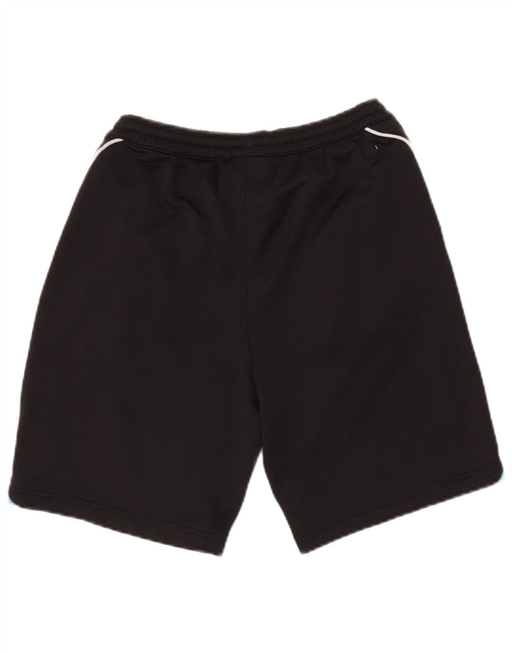 Shorts esportivos masculinos Adidas 15-16 anos preto colorblock poliéster