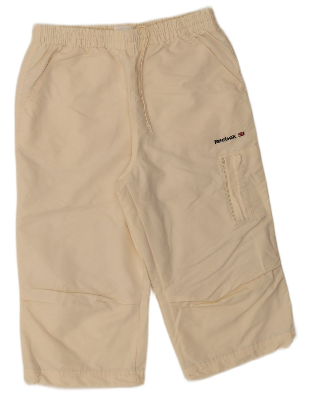 Bermuda masculina Reebok Sport Shorts médio bege algodão