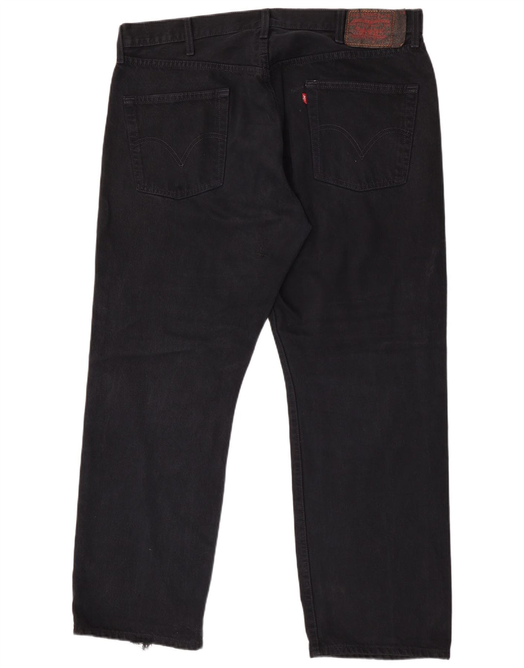 Levi's Masculino 501 Straight Jeans W38 L30 Algodão Preto