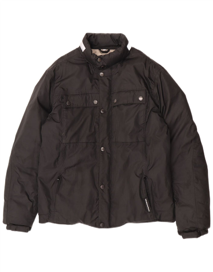 Jaqueta acolchoada masculina Tucano Urbano UK 40 grande poliéster preto