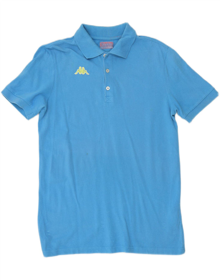 Camisa polo masculina KAPPA algodão azul médio