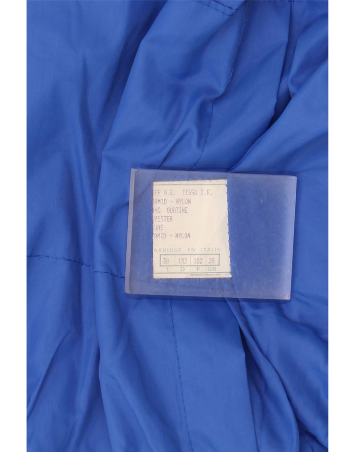 Colete acolchoado feminino Brugi IT 38 XS azul colorblock poliamida