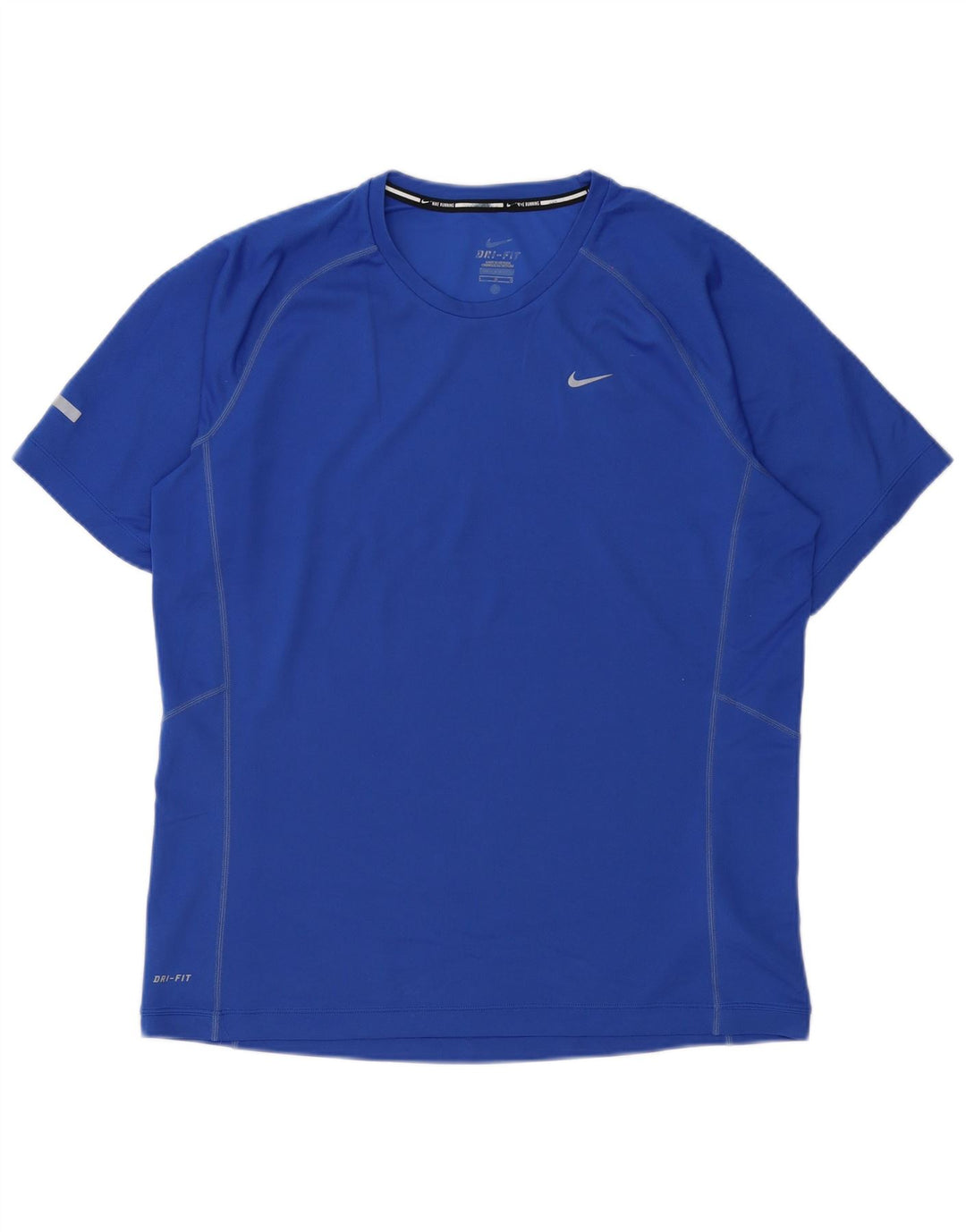 Camiseta Nike Masculina Dri Fit Top Grande Azul Poliéster