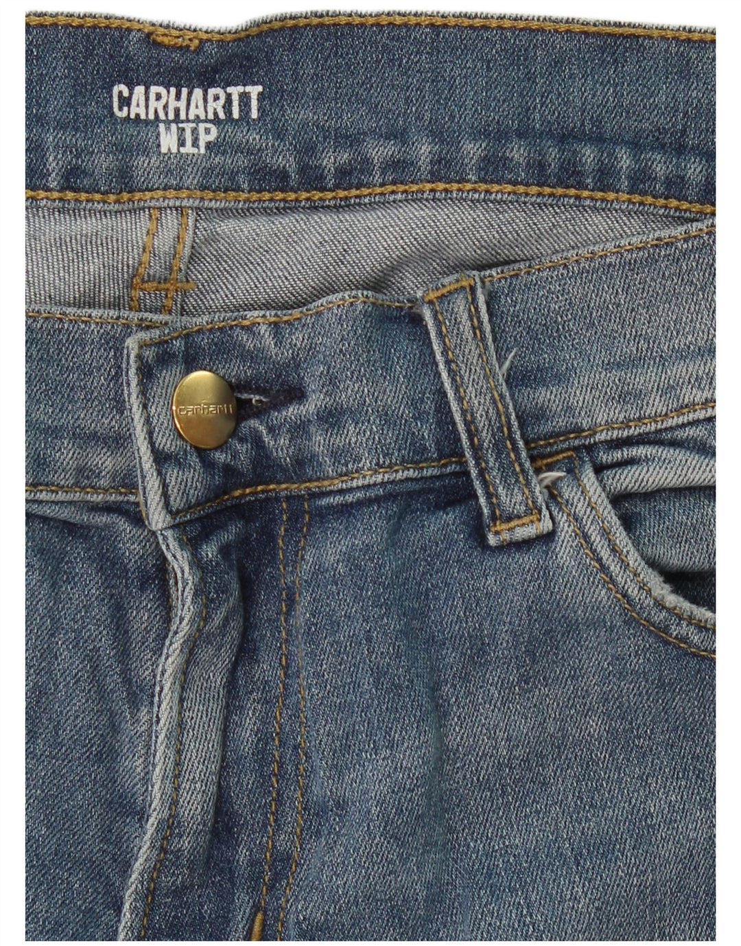 CARHARTT Mens Wip Slim Jeans W34 L29 Azul
