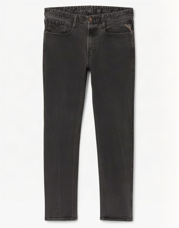 Replay Mens Slim Jeans W36 L32 Cinza Algodão