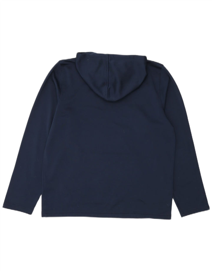 UNDER ARMOUR Suéter masculino com capuz grande poliéster azul marinho