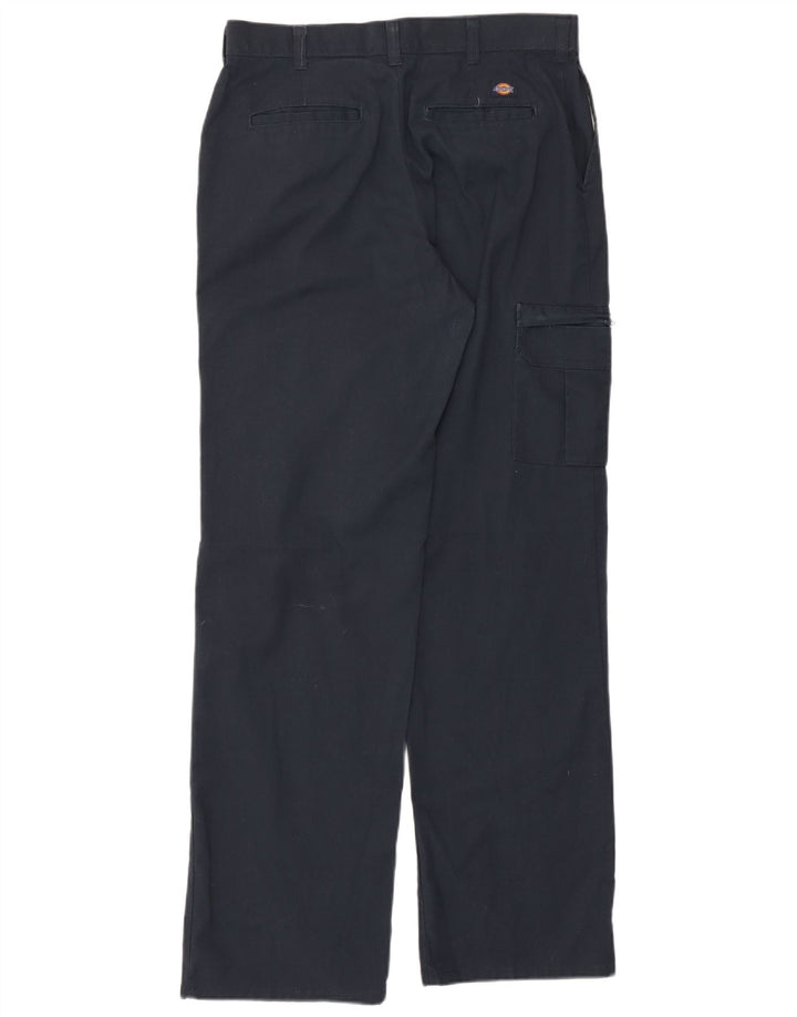 Calça cargo feminina reta Dickies US 10 grande W32 L32 azul marinho