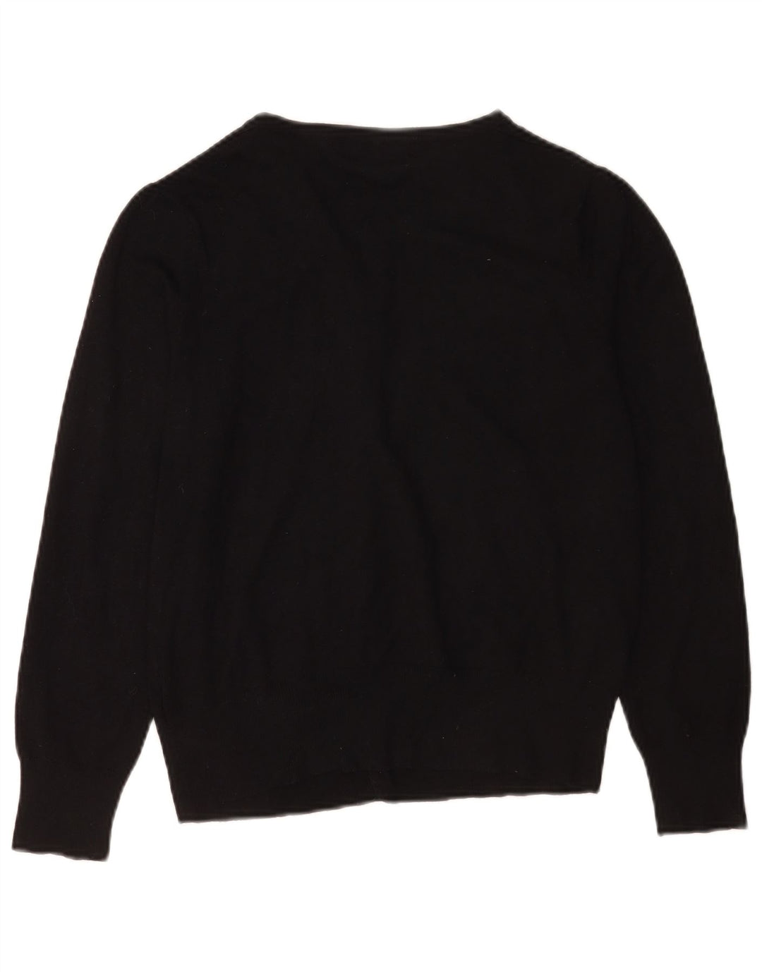 Suéter cardigã feminino MARKS & SPENCER Reino Unido 14 viscose preta média