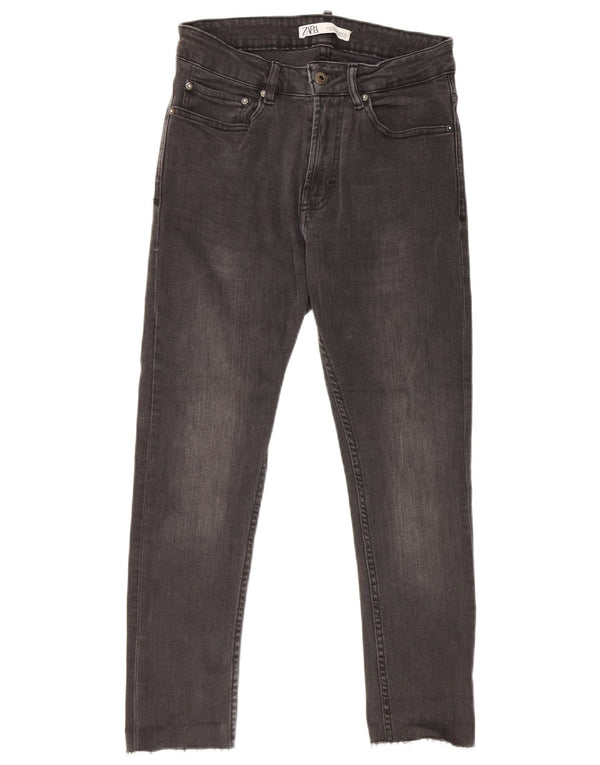 Zara Mens Slim Jeans EU 36 XS W29 L24 Cinza Algodão