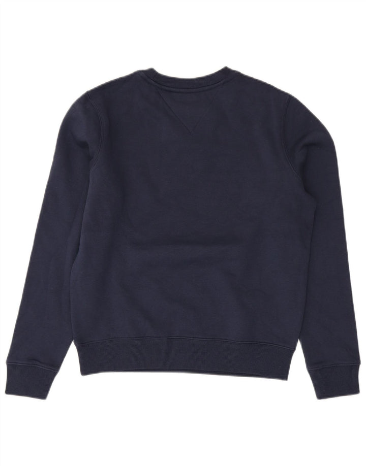 Suéter oversized feminino TOMMY HILFIGER Reino Unido 6 XS azul marinho algodão