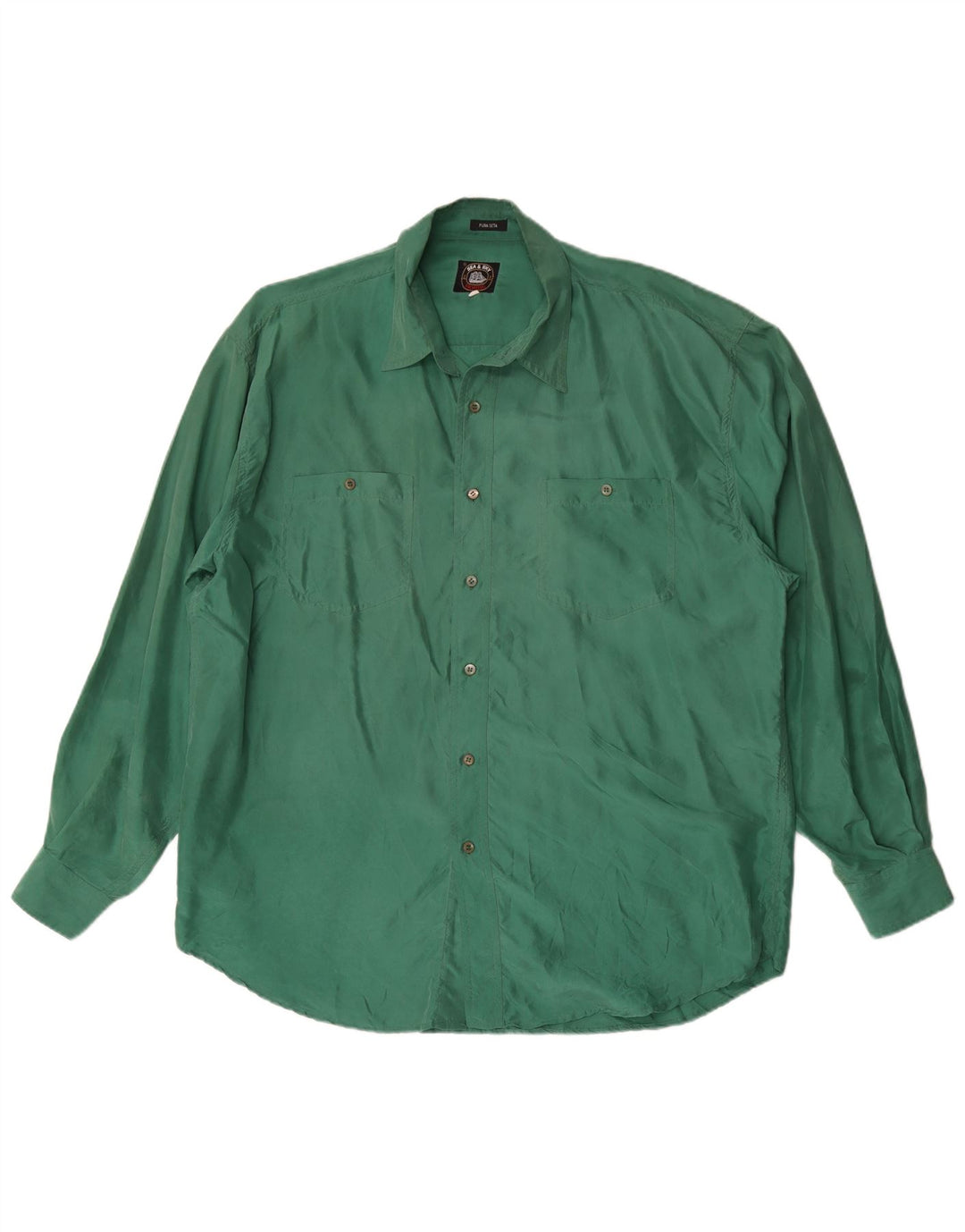 Camisa masculina Sea & Sky 2XL seda verde