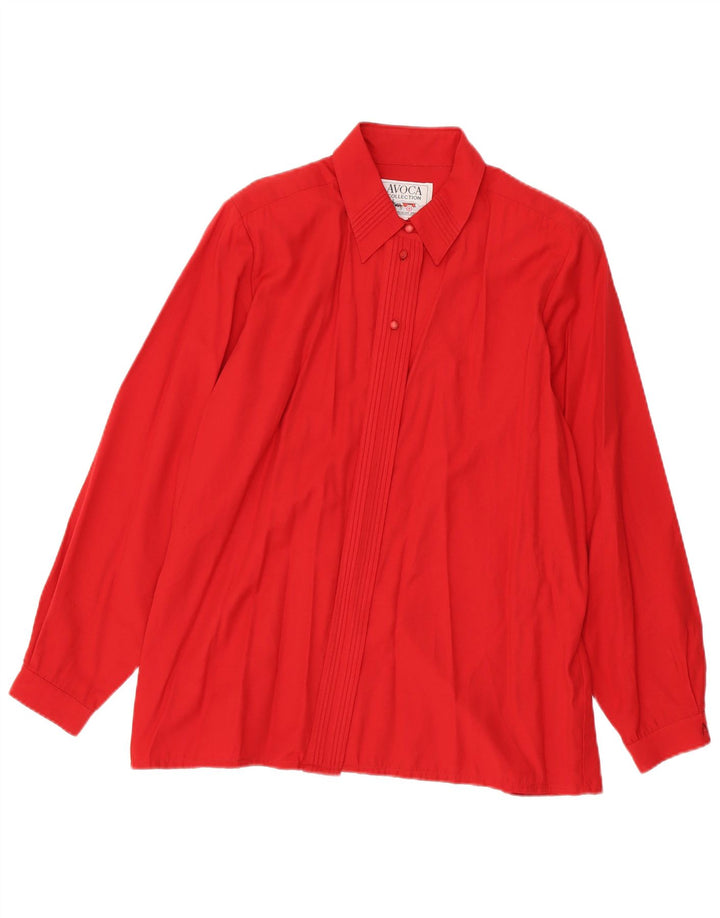 Blusa feminina Avoca EU 44 XL viscose vermelha