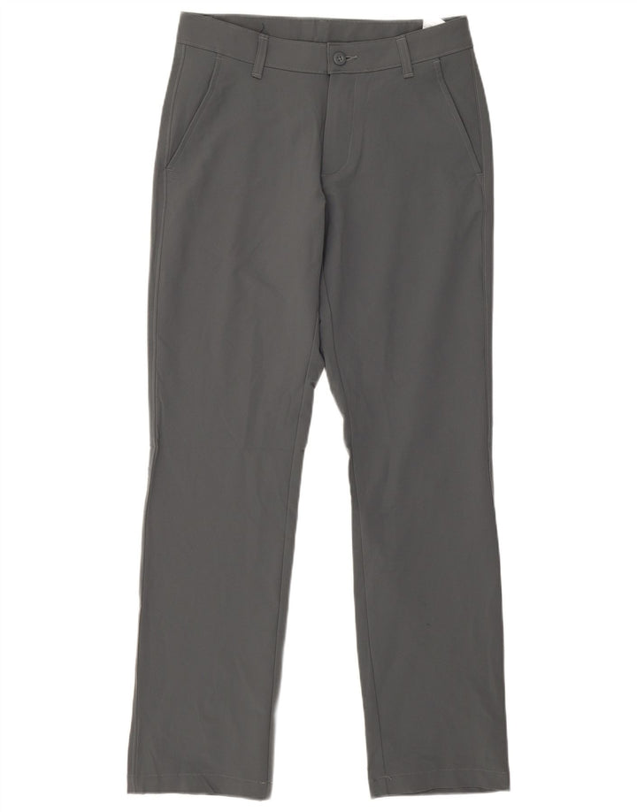 Under Armour Mens Slim Chino Calças W30 L32 Cinza Poliéster
